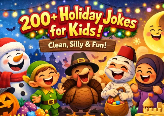 200+ Holiday Jokes for Kids – Clean, Silly & Fun!